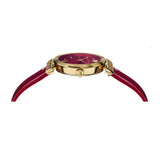 Versace Greca Meander Red Dial Red Leather Strap Watch for Women - VELW00320 Authentic Buy Shop Now