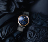 Versace Meander Blue Dial Silver Mesh Bracelet Watch for Women - VELW00520 Authentic Buy Shop Now