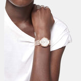 Versace Meander White Dial Rose Gold Mesh Bracelet Watch for Women - VELW00620 Authentic Buy Shop Now