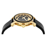 Versace Code Quartz Black Dial Black Leather Strap Watch For Men - VEPO00320 Authentic Buy Shop Now