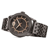Versace Viamond Quartz Black Dial Grey Steel Strap Watch For Men - VEPO00520 Authentic Buy Shop Now