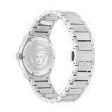 Versace V-Auria Quartz Green Dial Silver Steel Strap Watch for Men - VE0F00125 Authentic Buy Shop Now