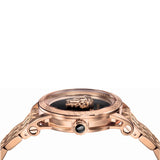 Versace Palazzo Empire Black Dial Rose Gold Steel Strap Watch for Men - VERD00718 Authentic Buy Shop Now