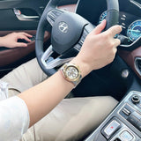 Versace Classic Chronograph Quartz Silver Dial Two Tone Steel Strap Watch For Men - VEV700519 Authentic Buy Shop Now