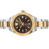 Versace Hellenyium Brown Dial Two Tone Steel Strap Watch for Women - V12040015 Authentic Buy Shop Now