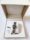 Versace V-Flare Quartz Black Dial Silver Steel Strap Watch for Women - VEBN00618 Authentic Buy Shop Now