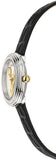 Versace Virtus Quartz White Dial Black Leather Strap Watch For Women - VET300421 Authentic Buy Shop Now