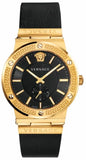 Versace Greca Black Dial Black Leather Strap Watch for Men - VEVI00220 Authentic Buy Shop Now