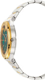 Versace Greca Green Dial Silver Steel Strap Watch for Men - VEVI00420 Authentic Buy Shop Now