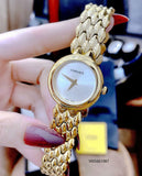 Versace V-Flare Quartz Silver Dial Gold Steel Strap Watch for Women - VEBN00818 Authentic Buy Shop Now