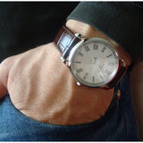 Tissot T Classic Dream White Dial Brown Leather Strap Watch for Men - T033.410.16.013.01 Authentic Buy Shop Now