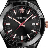 Versace Hellenyium Analog Black Dial Black Steel Strap Watch For Men - VEVK00320 Authentic Buy Shop Now