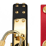 Versace Medusa Lock Icon Gold Dial Red Leather Strap Watch for Women - VEDW00119 Authentic Buy Shop Now
