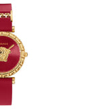 Versace Palazzo Empire Greca Red Dial Red Leather Strap Watch for Women - VEDV00319 Authentic Buy Shop Now