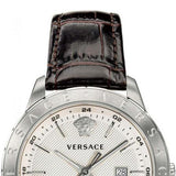 Versace Univers White Dial Brown Leather Strap Watch for Men - VEBK00118 Authentic Buy Shop Now