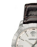 Versace Univers White Dial Brown Leather Strap Watch for Men - VEBK00118 Authentic Buy Shop Now