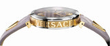 Versace V-Twist Quartz Purple Dial Purple Leather Strap Watch for Women - VELS00219 Authentic Buy Shop Now
