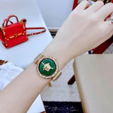 Versace Palazzo Empire Greca Green Dial Gold Mesh Bracelet Watch for Women - VEDV00819 Authentic Buy Shop Now