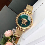 Versace Palazzo Empire Greca Green Dial Gold Mesh Bracelet Watch for Women - VEDV00819 Authentic Buy Shop Now