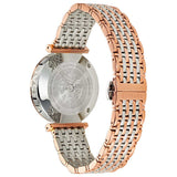Versace V-Twist White Dial Two Tone Mesh Bracelet Watch for Women - VELS00719 Authentic Buy Shop Now
