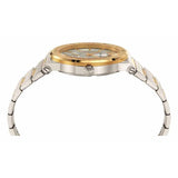 Versace Greca Silver Dial Two Tone Steel Strap Watch for Men - VEVI00320 Authentic Buy Shop Now