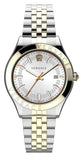 Versace Hellenyium Quartz Silver Dial Two Tone Steel Strap Watch For Men - VEVK01121 Authentic Buy Shop Now