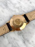 Versace V Metal Icon Gold Dial Brown Strap Watch for Women - VLC130016 Authentic Buy Shop Now