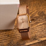 Emporio Armani Joy Quartz Rose Gold Dial Rose Gold Mesh Bracelet Watch For Women - AR11347 Authentic Buy Shop Now