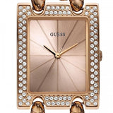 Guess Mod Heavy Metal Diamonds Rose Gold Dial Rose Gold Steel Strap Watch for Women - W0072L3 Authentic Buy Shop Now