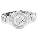 Guess Viva Quartz Silver Dial Silver Steel Strap Watch For Women - W0111l1 Authentic Buy Shop Now