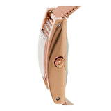 Guess Nouveau Diamonds Rose Gold Dial Rose Gold Mesh Bracelet Watch for Women - W0127L3 Authentic Buy Shop Now