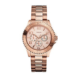 Guess BFF Multifunction Rose Gold Dial Rose Gold Steel Strap Watch for Women - W0231L4 Authentic Buy Shop Now