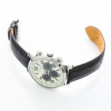 Guess Chronograph Quartz White Dial Brown Leather Strap Watch For Men - W0380G1 Authentic Buy Shop Now