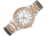 Guess Siren White Dial Two Tone Steel Strap Watch for Women - W0442L4 Authentic Buy Shop Now