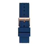 Guess Analog Quartz Blue Dial Blue Rubber Strap Watch For Women - W0562L3 Authentic Buy Shop Now