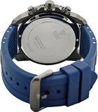 Guess Velocity Blue Dial Blue Rubber Strap Watch for Men - W0599G2 Authentic Buy Shop Now