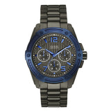 Guess Flagship Multifunction Chronograph Grey Dial Grey Steel Strap Watch for Men - W0601G1 Authentic Buy Shop Now