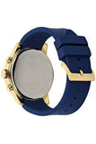 Guess Sunrise Blue Dial with Diamonds Blue Rubber Strap Watch For Women - W0616L2 Authentic Buy Shop Now