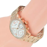Guess Siren Diamonds White Dial Rose Gold Steel Strap Watch for Women - W0442L3 Authentic Buy Shop Now