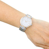 Guess Park Ave Silver Dial Two Tone Steel Strap Watch for Women - W0636L1 Authentic Buy Shop Now