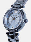 Guess Park Ave Analog Quartz Blue Dial Blue Steel Strap Watch For Women - W0767L4 Authentic Buy Shop Now