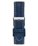 Guess Limelight Quartz Analog Blue Dial Blue Denim Strap Watch For Women - W0775l10 Authentic Buy Shop Now