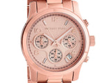 Michael Kors Runway Rose Gold Dial Rose Gold Steel Strap Watch for Women - MK5128 Authentic Buy Shop Now