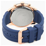 Guess Caliber Chronograph White Dial Blue Silicone Strap Watch for Men - W0864G5 Authentic Buy Shop Now