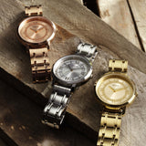 Guess Montauk Gold Dial Gold Steel Strap Watch for Women - W0933L2 Authentic Buy Shop Now