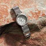 Guess Muse Quartz White Dial Silver Steel Strap Watch For Women - W1008l1 Authentic Buy Shop Now