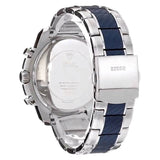 Guess Octane Chronograph Blue Dial Two Tone Steel Strap Watch for Men - W1046G2 Authentic Buy Shop Now