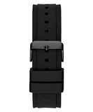 Guess Legacy Black Dial Black Rubber Strap Watch For Men - W1048G2 Authentic Buy Shop Now