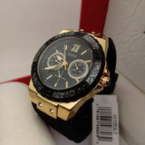 Guess Black Dial Black Rubber Strap Watch For Women - W1053L7 Authentic Buy Shop Now