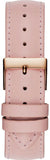 Guess Wonderlust Beige Dial Pink Leather Strap Watch for Women - W1065L1 Authentic Buy Shop Now
